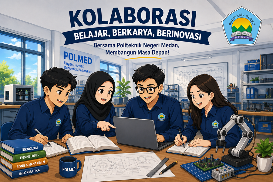 Kolaborasi Mahasiswa Politeknik Negeri Medan